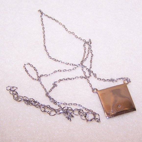 Sterling Silver Cubic Zirconia CZ Affirmation Pendant Necklace - BELIEVE - Picture 6 of 6